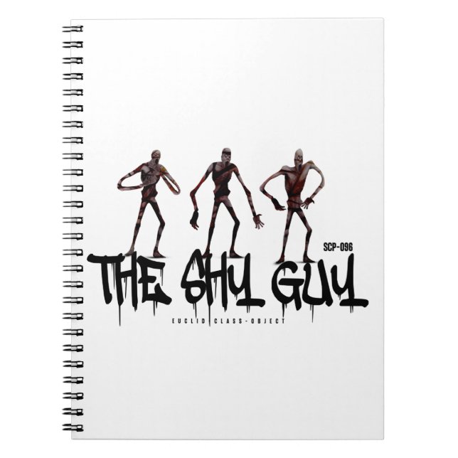 shy guy scp-096 notebook (Front)