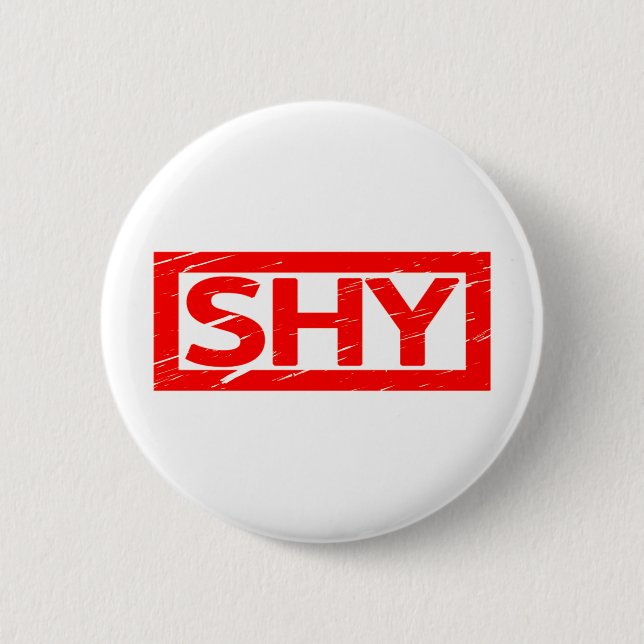 Shy Stamp Button (Front)