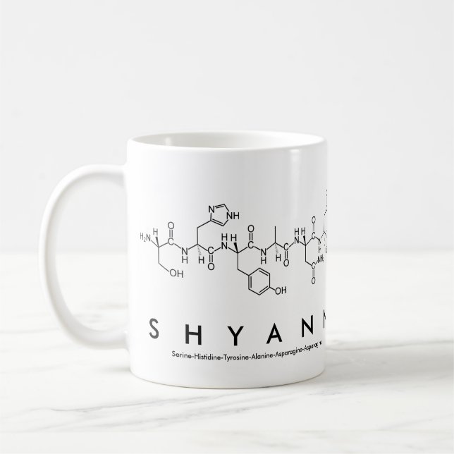 Shyann peptide name mug (Left)