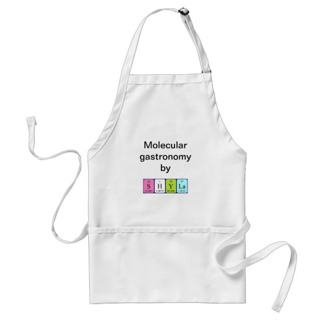 Shyla periodic table name apron (Front)