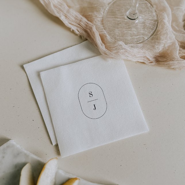 SHYLAH Boho Modern Minimalist Fancy Simple Wedding Napkins (SHYLAH Boho Modern Minimalist Fancy Simple Wedding Napkins)