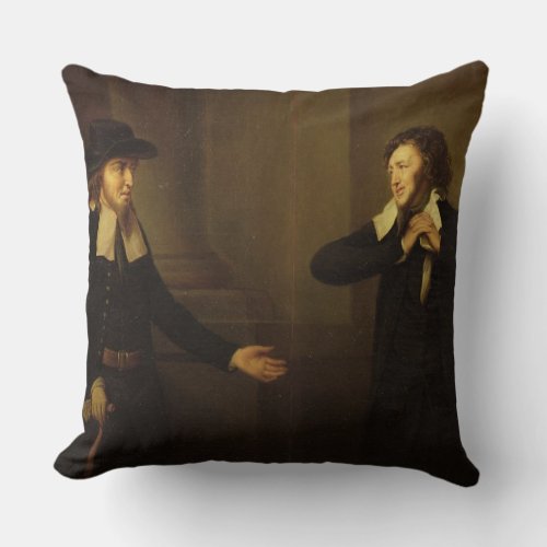 Shylock and Tubal from Act III Scene ii of The M Throw Pillow