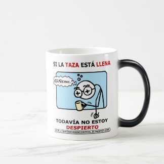Si la taza está llena... color morph mug