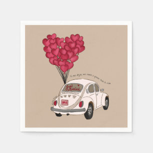 Si Nos Dejan Just Married Napkins