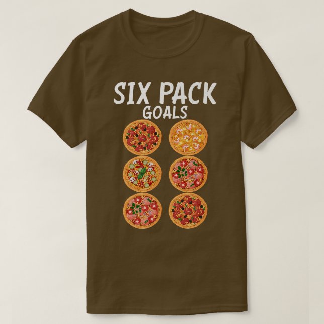 Si Pack Goals Snack Pizzalove Pizza  T-Shirt (Design Front)