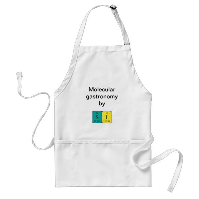 Si periodic table name apron 2 (Front)