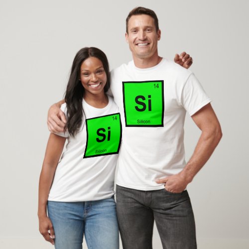 Si _ Silicon Chemistry Periodic Table Symbol T_Shirt