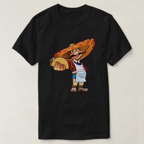 Si Tacos Cinco de Mayo T_Shirt