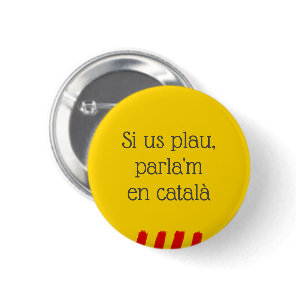 Si Us Plau, Parla'm en Català Button