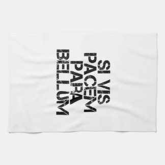 Si Vis Pacem Para Bellum Kitchen Towel