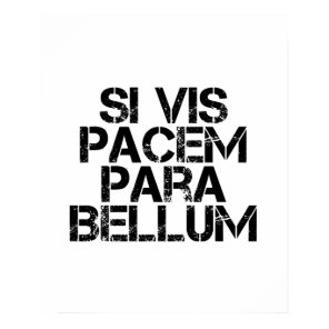 Si Vis Pacem Para Bellum Poster