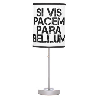 Si Vis Pacem Para Bellum Table Lamp