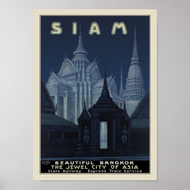 Siam - Beautiful Bangkok Poster (Front)