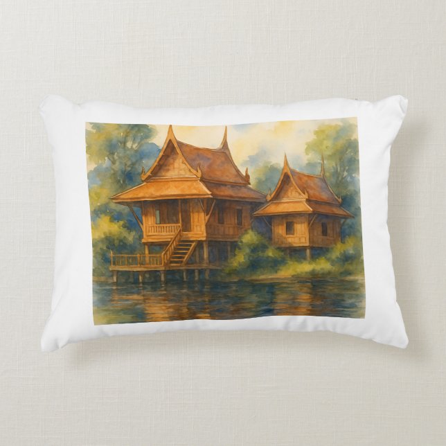 Siam House with Pillow (Front)