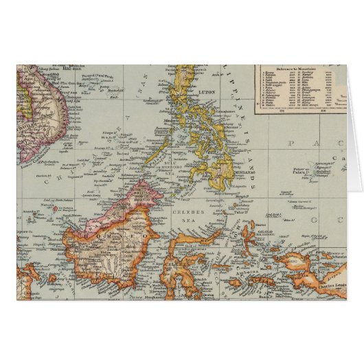 Siam, Malay Archipelago Cards (Front Horizontal)