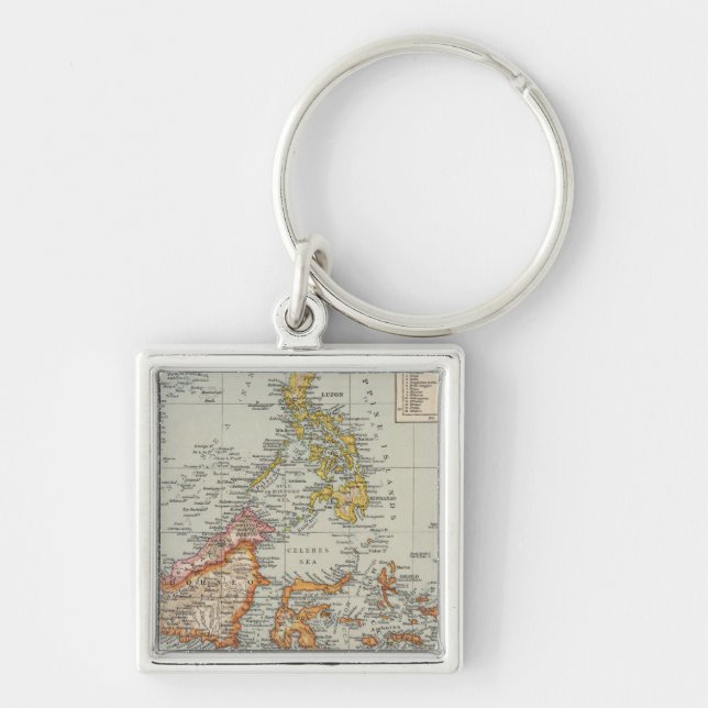 Siam, Malay Archipelago Keychain (Front)