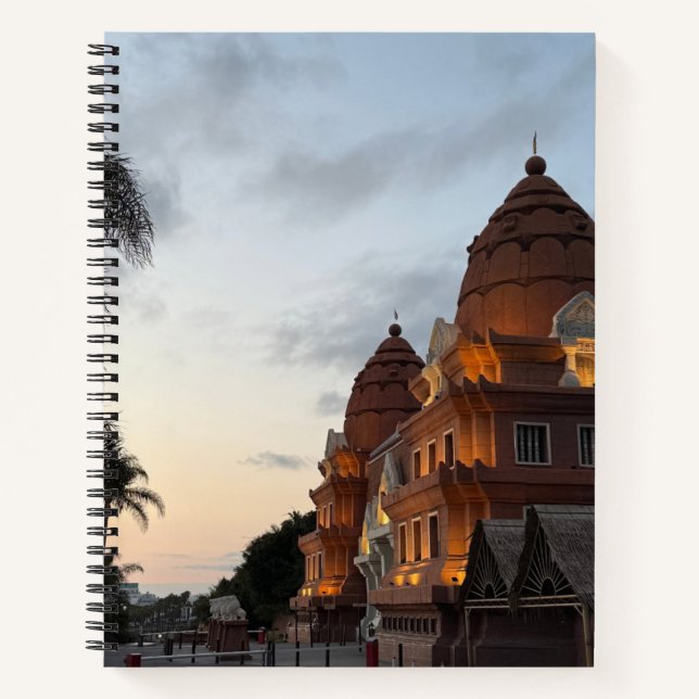 Siam Park Golden Sunset Architecture – Tenerife  Notebook (Front)