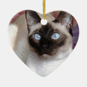 SIAMESE BEAUTY CERAMIC ORNAMENT