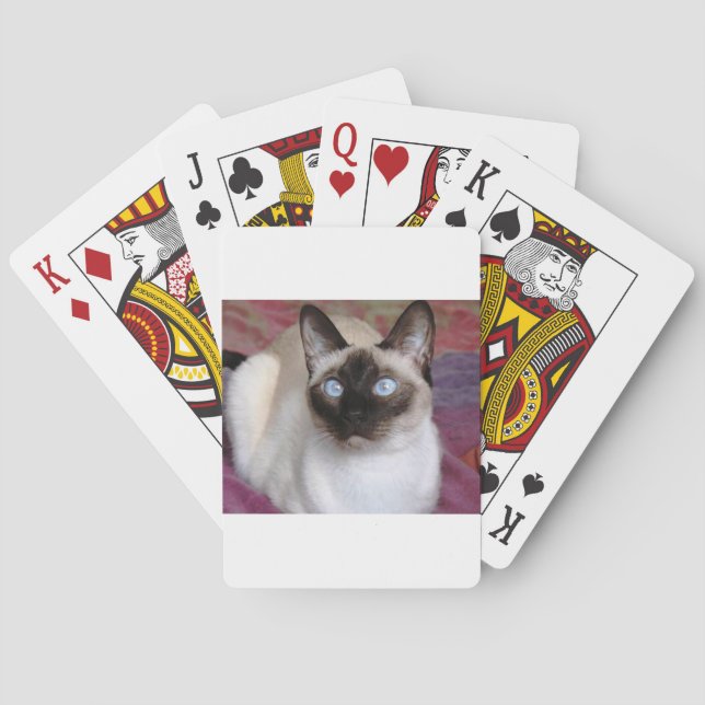 SIAMESE BEAUTY POKER CARDS (Back)