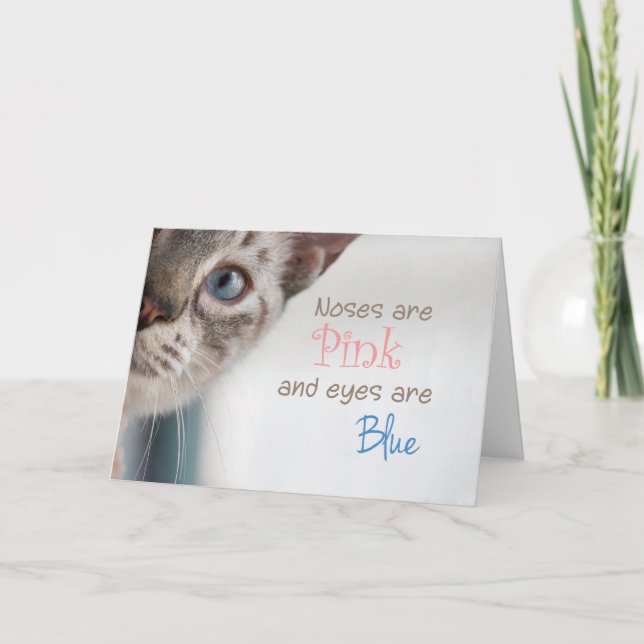 Siamese Birthday Card (Front)