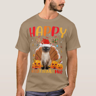 Siamese Cat Animal Lover Happy Siamese Cat HelloTh T-Shirt
