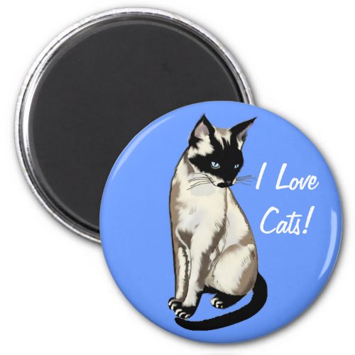 Siamese Cat Animal_lover Magnetic Gifts Magnet