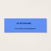 Siamese Cat Bookmark (Back)