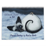 Siamese Cat Calendar by BihRle