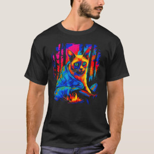 Siamese Cat Camping T-Shirt