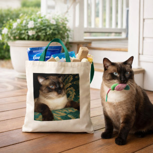 Siamese Cat / Cat Lovers Tote Bag