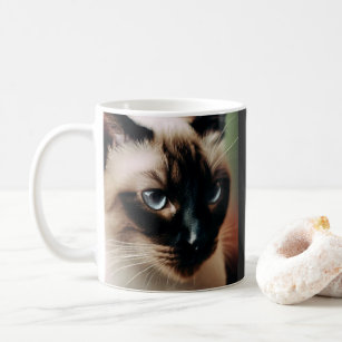 Siamese cat coffee mug