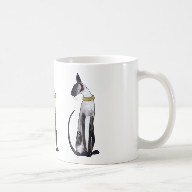 SIAMESE CAT COFFEE MUG (Right)