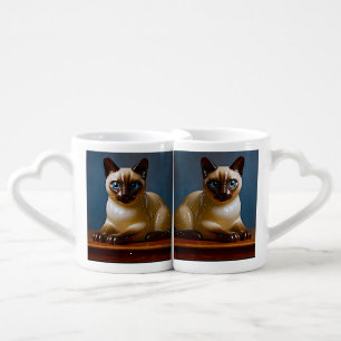 Siamese Cat Couple Mugs