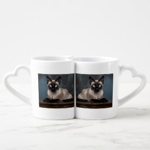 Siamese Cat Couples Mugs