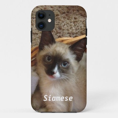 Siamese Cat Cute Iphone 11 Case