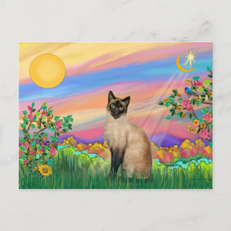 Siamese Cat - Day Star Postcard