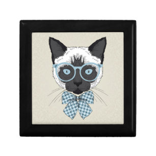 Siamese Cat Fashion Smart Gift Box