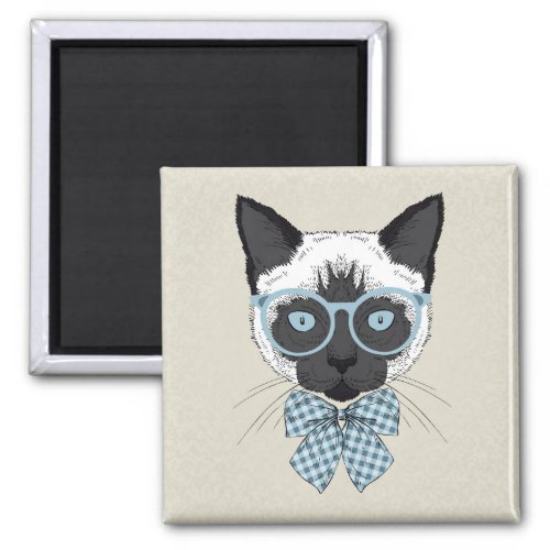 Siamese Cat Fashion Smart Magnet