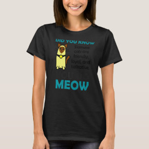 Siamese Cat For Women Cute Pun T-Shirt