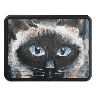 Siamese cat hitch cover