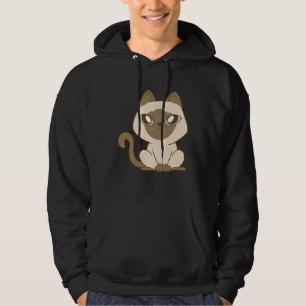 Siamese cat hoodie