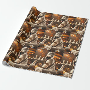Siamese Cat in Spa Wrapping Paper