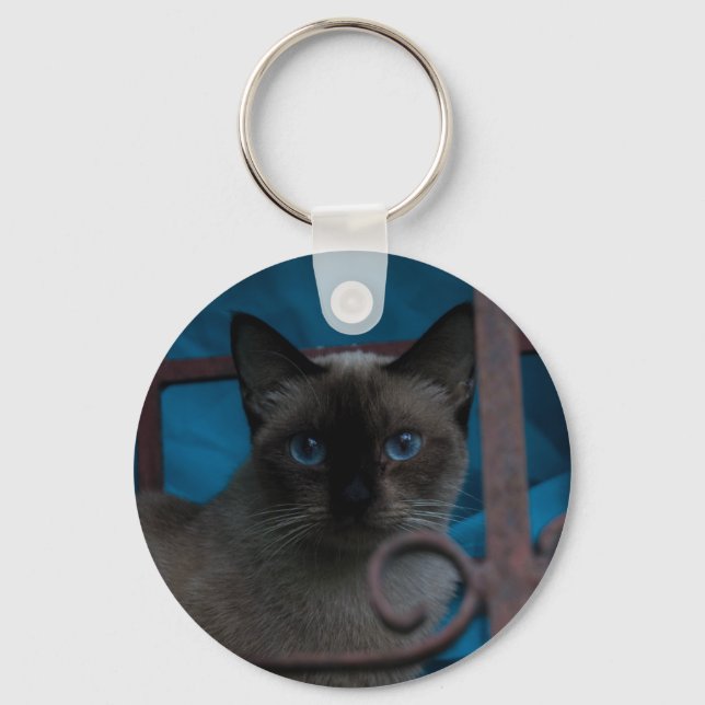 Siamese Cat Keychain (Front)