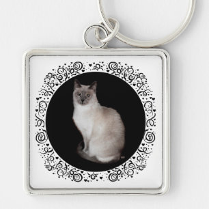 Siamese Cat Keychain