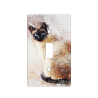 Siamese Cat Light Switch