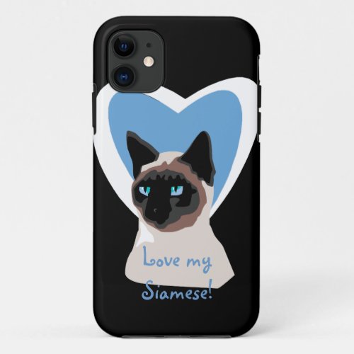 Siamese Cat Love  iPhone 5 Case