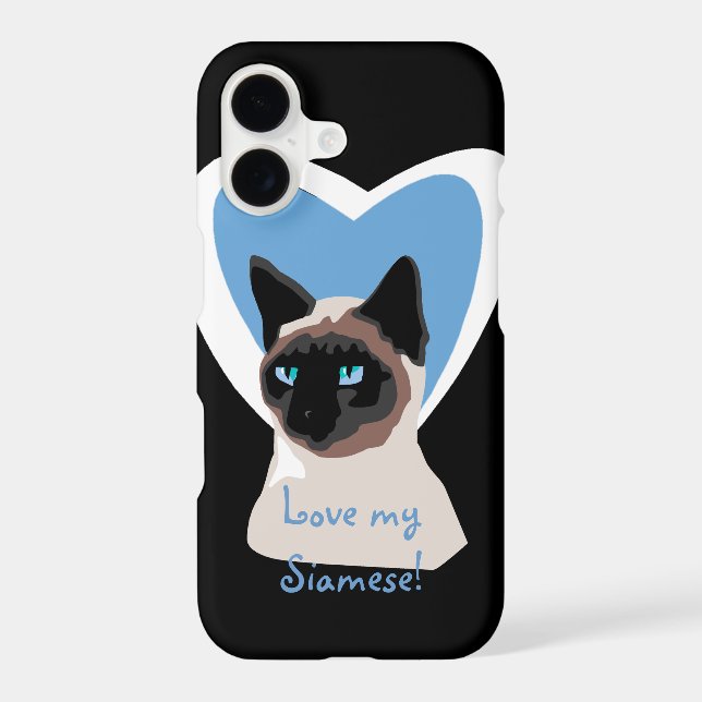 Siamese Cat Love  iPhone 5 Case (Back)