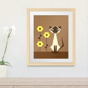 Siamese Cat Lover Framed Art