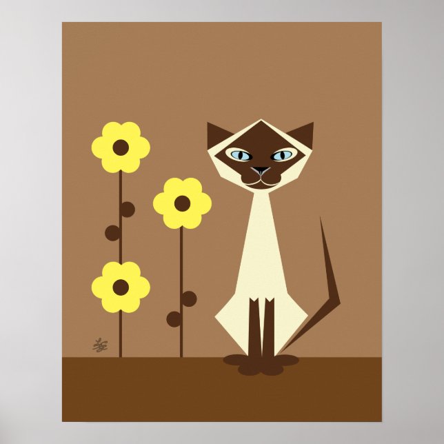 Siamese Cat Lover Framed Art (Front)