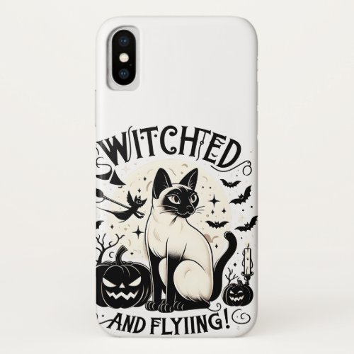 Siamese cat Magic Bewitched and Free iPhone XS Case